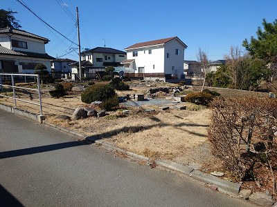 南方向より(B区画側)