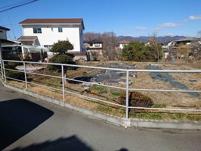 南方向より(B区画側)