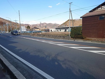 南西方向より